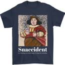 Snaccident Funny Diet  Junk FoodWeight Loss Mens T-Shirt 100% Cotton Navy Blue
