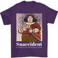 Snaccident Funny Diet  Junk FoodWeight Loss Mens T-Shirt 100% Cotton Purple