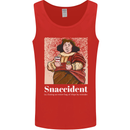 Snaccident Funny Diet  Junk FoodWeight Loss Mens Vest Tank Top Red
