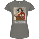 Snaccident Funny Diet  Junk FoodWeight Loss Womens Petite Cut T-Shirt Charcoal