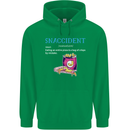 Snaccident Funny Food Pizza Diet Gym Fat Childrens Kids Hoodie Irish Green