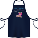 Snaccident Funny Food Pizza Diet Gym Fat Cotton Apron 100% Organic Navy Blue