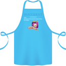 Snaccident Funny Food Pizza Diet Gym Fat Cotton Apron 100% Organic Turquoise