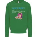 Snaccident Funny Food Pizza Diet Gym Fat Kids Sweatshirt Jumper Irish Green