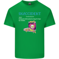 Snaccident Funny Food Pizza Diet Gym Fat Mens Cotton T-Shirt Tee Top Irish Green