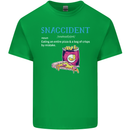 Snaccident Funny Food Pizza Diet Gym Fat Mens Cotton T-Shirt Tee Top Irish Green
