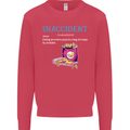 Snaccident Funny Food Pizza Diet Gym Fat Mens Sweatshirt Jumper Heliconia