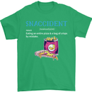 Snaccident Funny Food Pizza Diet Gym Fat Mens T-Shirt Cotton Gildan Irish Green