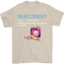 Snaccident Funny Food Pizza Diet Gym Fat Mens T-Shirt Cotton Gildan Sand