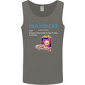 Snaccident Funny Food Pizza Diet Gym Fat Mens Vest Tank Top Charcoal