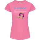 Snaccident Funny Food Pizza Diet Gym Fat Womens Petite Cut T-Shirt Azalea