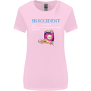 Snaccident Funny Food Pizza Diet Gym Fat Womens Wider Cut T-Shirt Light Pink
