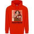 Snaccident Funny Junk Food Diet Weight Loss Childrens Kids Hoodie Bright Red