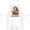 Snaccident Funny Junk Food Diet Weight Loss Cotton Apron 100% Organic White