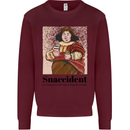 Snaccident Funny Junk Food Diet Weight Loss Kids Sweatshirt Jumper Maroon