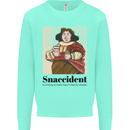 Snaccident Funny Junk Food Diet Weight Loss Kids Sweatshirt Jumper Peppermint