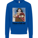 Snaccident Funny Junk Food Diet Weight Loss Kids Sweatshirt Jumper Royal Blue