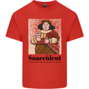 Snaccident Funny Junk Food Diet Weight Loss Kids T-Shirt Childrens Red