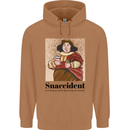 Snaccident Funny Junk Food Diet Weight Loss Mens 80% Cotton Hoodie Caramel Latte