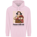 Snaccident Funny Junk Food Diet Weight Loss Mens 80% Cotton Hoodie Light Pink