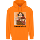 Snaccident Funny Junk Food Diet Weight Loss Mens 80% Cotton Hoodie Orange