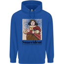 Snaccident Funny Junk Food Diet Weight Loss Mens 80% Cotton Hoodie Royal Blue