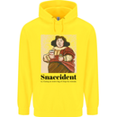 Snaccident Funny Junk Food Diet Weight Loss Mens 80% Cotton Hoodie Yellow