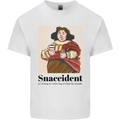 Snaccident Funny Junk Food Diet Weight Loss Mens Cotton T-Shirt Tee Top White