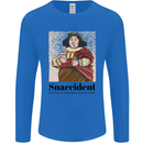 Snaccident Funny Junk Food Diet Weight Loss Mens Long Sleeve T-Shirt Royal Blue