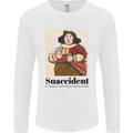 Snaccident Funny Junk Food Diet Weight Loss Mens Long Sleeve T-Shirt White