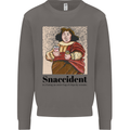 Snaccident Funny Junk Food Diet Weight Loss Mens Sweatshirt Jumper Charcoal