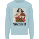 Snaccident Funny Junk Food Diet Weight Loss Mens Sweatshirt Jumper Light Blue