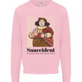 Snaccident Funny Junk Food Diet Weight Loss Mens Sweatshirt Jumper Light Pink