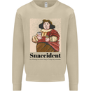 Snaccident Funny Junk Food Diet Weight Loss Mens Sweatshirt Jumper Sand