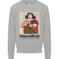 Snaccident Funny Junk Food Diet Weight Loss Mens Sweatshirt Jumper Sports Grey