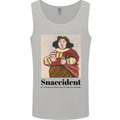 Snaccident Funny Junk Food Diet Weight Loss Mens Vest Tank Top Sports Grey