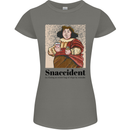 Snaccident Funny Junk Food Diet Weight Loss Womens Petite Cut T-Shirt Charcoal