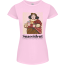 Snaccident Funny Junk Food Diet Weight Loss Womens Petite Cut T-Shirt Light Pink