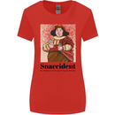 Snaccident Funny Junk Food Diet Weight Loss Womens Wider Cut T-Shirt Red