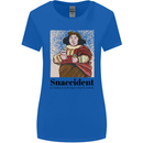 Snaccident Funny Junk Food Diet Weight Loss Womens Wider Cut T-Shirt Royal Blue