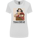 Snaccident Funny Junk Food Diet Weight Loss Womens Wider Cut T-Shirt White