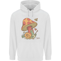 Snail Playing Guitar Rock Music Guitarist Childrens Kids Hoodie White