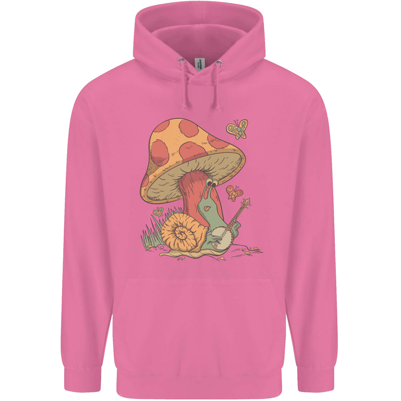 Snail Playing Guitar Rock Music Guitarist Mens 80% Cotton Hoodie Azelea