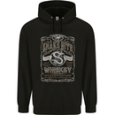 Snakebite Whiskey Whisky Biker Motorcycle Mens Hoodie Black