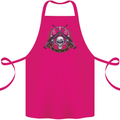 Sniper Ace One Shot Kill Para Marine Army Cotton Apron 100% Organic Pink