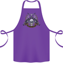 Sniper Ace One Shot Kill Para Marine Army Cotton Apron 100% Organic Purple
