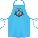 Sniper Ace One Shot Kill Para Marine Army Cotton Apron 100% Organic Turquoise