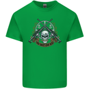 Sniper Ace One Shot Kill Para Marine Army Mens Cotton T-Shirt Tee Top Irish Green