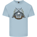 Sniper Ace One Shot Kill Para Marine Army Mens Cotton T-Shirt Tee Top Light Blue