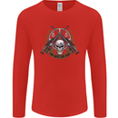 Sniper Ace One Shot Kill Para Marine Army Mens Long Sleeve T-Shirt Red